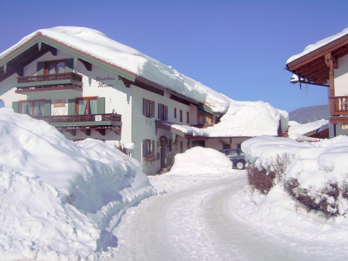 Haus Gehmacher-Maier - Chiemgau Karte Hotell Inzell Exteriör bild